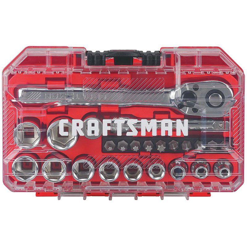 24 Pc. CRAFTSMAN® 1/4" Drive Metric Mechanic's Tool Set